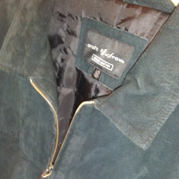 Croft and Barrow Genuine Large Leather Jacket - Picture 4 of 5